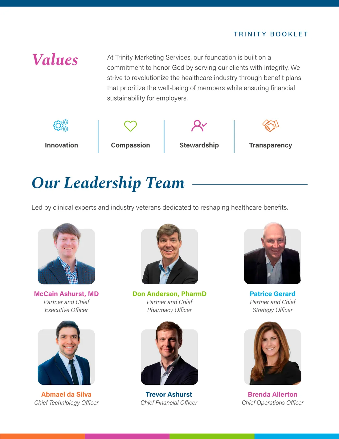 Your Partner for Integrated Employee Benefits booklet, page 3 of 42