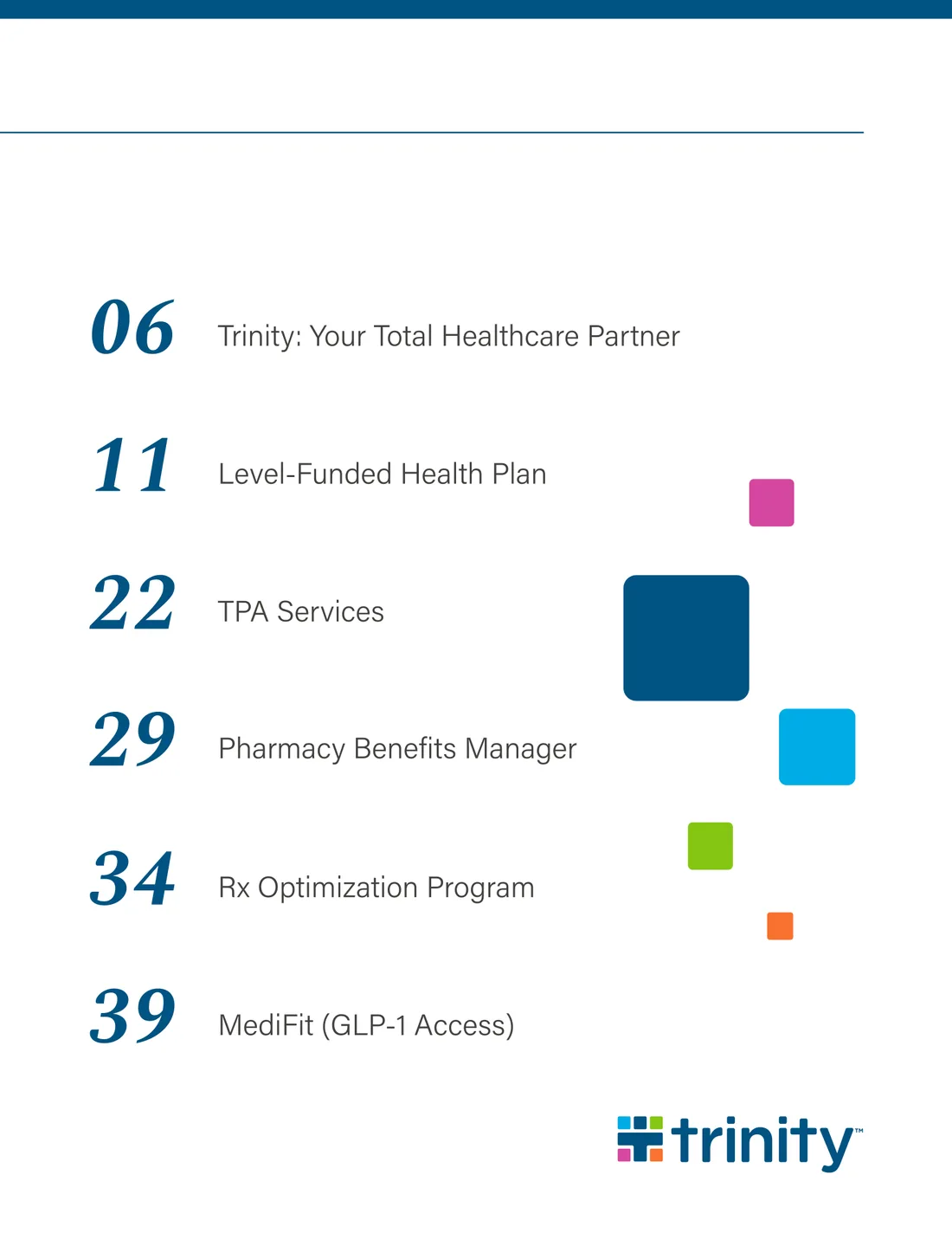 Your Partner for Integrated Employee Benefits booklet, page 5 of 42